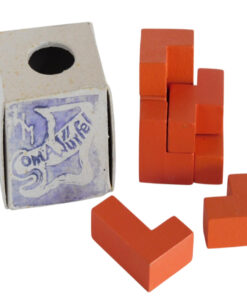 Somawürfel, 3D-Puzzle orange - 7